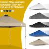 imageCROWN SHADES 10x10 Canopy Replacement Top  Only Compatible with Crown Shades RM100H Series Silver Coated with Air Vent White Top OnlyBeige