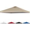 imageCROWN SHADES 10x10 Canopy Replacement Top  Only Compatible with Crown Shades RM100H Series Silver Coated with Air Vent White Top OnlyBeige