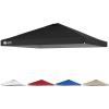 imageCROWN SHADES 10x10 Canopy Replacement Top  Only Compatible with Crown Shades RM100H Series Silver Coated with Air Vent White Top OnlyBlack
