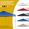 imageCROWN SHADES 10x10 Canopy Replacement Top  Only Compatible with Crown Shades RM100H Series Silver Coated with Air Vent White Top OnlyBlue