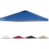 imageCROWN SHADES 10x10 Canopy Replacement Top  Only Compatible with Crown Shades RM100H Series Silver Coated with Air Vent White Top OnlyBlue
