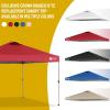 imageCROWN SHADES 10x10 Canopy Replacement Top  Only Compatible with Crown Shades RM100H Series Silver Coated with Air Vent White Top OnlyRed