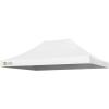 imageCROWN SHADES 10x10 Canopy Replacement Top  Only Compatible with Crown Shades RM100H Series Silver Coated with Air Vent White Top OnlyWhite