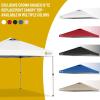 imageCROWN SHADES 10x10 Canopy Replacement Top  Only Compatible with Crown Shades RM100H Series Silver Coated with Air Vent White Top OnlyWhite