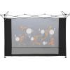 imageCROWN SHADES 10x10 Canopy Sidewalls Mosquito Netting Side Walls for 10x10 Pop Up Canopy Gazebo Curtains Screened in Gazebo Canopy Accessories GreyBlack