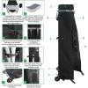 imageCROWN SHADES 10x10 Heavy Duty Canopy  Premium Pop Up Canopy Tent  Extra Sun Shade Protection with 400D Strength Oxford Fabric  Great for Trade Shows Events Tailgates ampamp Commercial Use BlueBlue