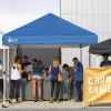 imageCROWN SHADES 10x10 Heavy Duty Canopy  Premium Pop Up Canopy Tent  Extra Sun Shade Protection with 400D Strength Oxford Fabric  Great for Trade Shows Events Tailgates ampamp Commercial Use BlueBlue