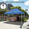 imageCROWN SHADES 10x10 Heavy Duty Canopy  Premium Pop Up Canopy Tent  Extra Sun Shade Protection with 400D Strength Oxford Fabric  Great for Trade Shows Events Tailgates ampamp Commercial Use BlueBlue