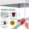 imageCROWN SHADES 10x10 Heavy Duty Canopy  Premium Pop Up Canopy Tent  Extra Sun Shade Protection with 400D Strength Oxford Fabric  Great for Trade Shows Events Tailgates ampamp Commercial Use BlueWhite