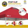 imageCROWN SHADES 10x10 Pop Up Canopy  Beach Tent with One Push Setup  Outdoor Sun Shade for Events Parties Camping  Gazebo with STONGo Cover Bag Silver Coated Top 3 Heightampamp 4 Sand Bags CoffeeRed