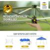 imageCROWN SHADES 10x10 Pop Up Canopy  Beach Tent with One Push Setup  Outdoor Sun Shade for Events Parties Camping  Gazebo with STONGo Cover Bag Silver Coated Top 3 Heightampamp 4 Sand Bags CoffeeBlue