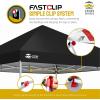 imageCROWN SHADES 10x10 Pop Up Canopy  Beach Tent with One Push Setup  Outdoor Sun Shade for Events Parties Camping  Gazebo with STONGo Cover Bag Silver Coated Top 3 Heightampamp 4 Sand Bags CoffeeBlack