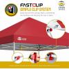 imageCROWN SHADES 10x10 Pop Up Canopy  Beach Tent with One Push Setup  Outdoor Sun Shade for Events Parties Camping  Gazebo with STONGo Cover Bag Silver Coated Top 3 Heightampamp 4 Sand Bags CoffeeRed