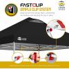 imageCROWN SHADES 10x10 Pop Up Canopy  Beach Tent with One Push Setup  Outdoor Sun Shade for Events Parties Camping  Gazebo with STONGo Cover Bag Silver Coated Top 3 Heightampamp 4 Sand Bags CoffeeBlack