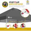 imageCROWN SHADES 10x10 Pop Up Canopy  Beach Tent with One Push Setup  Outdoor Sun Shade for Events Parties Camping  Gazebo with STONGo Cover Bag Silver Coated Top 3 Heightampamp 4 Sand Bags CoffeeGrid Grey
