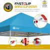 imageCROWN SHADES 10x10 Pop Up Canopy  Beach Tent with One Push Setup  Outdoor Sun Shade for Events Parties Camping  Gazebo with STONGo Cover Bag Silver Coated Top 3 Heightampamp 4 Sand Bags CoffeeSky Blue