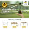 imageCROWN SHADES 10x10 Pop Up Canopy  Beach Tent with One Push Setup  Outdoor Sun Shade for Events Parties Camping  Gazebo with STONGo Cover Bag Silver Coated Top 3 Heightampamp 4 Sand Bags CoffeeBeige