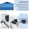 imageCROWN SHADES 10x10 Pop Up Canopy Tent  Patented Center Lock One Push Instant Outdoor Canopy Beach Tent with STONGo Bag 8 Stakes ampamp 4 Sand BagsBlack10x10 Infinite Adjustment