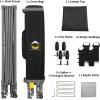 imageCROWN SHADES 10x10 Pop Up Canopy Tent  Patented Center Lock One Push Instant Outdoor Canopy Beach Tent with STONGo Bag 8 Stakes ampamp 4 Sand BagsBlack10x10 Infinite Adjustment