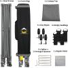 imageCROWN SHADES 10x10 Pop Up Canopy Tent  Patented Center Lock One Push Instant Outdoor Canopy Beach Tent with STONGo Bag 8 Stakes ampamp 4 Sand BagsBlack10x10 Infinite Adjustment