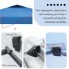 imageCROWN SHADES 10x10 Pop Up Canopy Tent  Patented Center Lock One Push Instant Outdoor Canopy Beach Tent with STONGo Bag 8 Stakes ampamp 4 Sand BagsBlack10x10 Infinite Adjustment