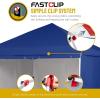 imageCROWN SHADES 10x15 Pop Up Canopy Tent Thicken Frame Commercial Heavy Duty Tent with 4 Sidewalls 8 Stakes ampamp 4 Sandbags ampamp 4 Ropes Outdoor Canopies for Events PartiesBlueNavy Blue
