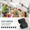 imageCROWN SHADES 10x15 Pop Up Canopy Tent Thicken Frame Commercial Heavy Duty Tent with 4 Sidewalls 8 Stakes ampamp 4 Sandbags ampamp 4 Ropes Outdoor Canopies for Events PartiesBlueBlue
