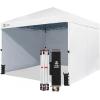 imageCROWN SHADES 10x15 Pop Up Canopy Tent Thicken Frame Commercial Heavy Duty Tent with 4 Sidewalls 8 Stakes ampamp 4 Sandbags ampamp 4 Ropes Outdoor Canopies for Events PartiesBlueWhite