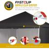 imageCROWN SHADES 10x15 Pop Up Canopy Tent Thicken Frame Commercial Heavy Duty Tent with 4 Sidewalls 8 Stakes ampamp 4 Sandbags ampamp 4 Ropes Outdoor Canopies for Events PartiesBlueBlack