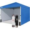 imageCROWN SHADES 10x15 Pop Up Canopy Tent Thicken Frame Commercial Heavy Duty Tent with 4 Sidewalls 8 Stakes ampamp 4 Sandbags ampamp 4 Ropes Outdoor Canopies for Events PartiesBlueBlue