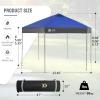 imageCROWN SHADES 14x14 Pop up Gazebo Patented Center Lock 6Sided Portable Gazebo Easy Set Up 300D SilverCoated Fabric UV Resistant Pop Up Canopy Tent for Patio Party Outdoor Activities RedampampGreyBlueLight Grey