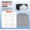 imageCROWN SHADES 8x8 Canopy Sidewalls 4pck  Replacement Walls for 8x8 Gazebo Event Shelter Accessories  WhiteBlack