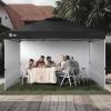 imageCROWN SHADES 8x8 Canopy Sidewalls 4pck  Replacement Walls for 8x8 Gazebo Event Shelter Accessories  WhiteBlack