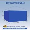 imageCROWN SHADES 8x8 Canopy Sidewalls 4pck  Replacement Walls for 8x8 Gazebo Event Shelter Accessories  WhiteBlue