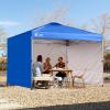 imageCROWN SHADES 8x8 Canopy Sidewalls 4pck  Replacement Walls for 8x8 Gazebo Event Shelter Accessories  WhiteBlue