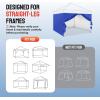 imageCROWN SHADES 8x8 Canopy Sidewalls 4pck  Replacement Walls for 8x8 Gazebo Event Shelter Accessories  WhiteBlue