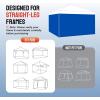 imageCROWN SHADES 8x8 Canopy Sidewalls 4pck  Replacement Walls for 8x8 Gazebo Event Shelter Accessories  WhiteBlue
