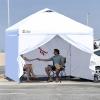 imageCROWN SHADES 8x8 Canopy Sidewalls 4pck  Replacement Walls for 8x8 Gazebo Event Shelter Accessories  WhiteWhite