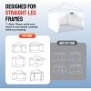 imageCROWN SHADES 8x8 Canopy Sidewalls 4pck  Replacement Walls for 8x8 Gazebo Event Shelter Accessories  WhiteWhite