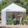 imageCROWN SHADES 8x8 Canopy Sidewalls 4pck  Replacement Walls for 8x8 Gazebo Event Shelter Accessories  WhiteWhite