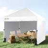 imageCROWN SHADES 8x8 Canopy Sidewalls 4pck  Replacement Walls for 8x8 Gazebo Event Shelter Accessories  WhiteWhite