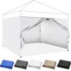 imageCROWN SHADES 8x8 Canopy Sidewalls 4pck  Replacement Walls for 8x8 Gazebo Event Shelter Accessories  WhiteWhite