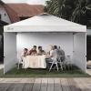 imageCROWN SHADES 8x8 Canopy Sidewalls 4pck  Replacement Walls for 8x8 Gazebo Event Shelter Accessories  WhiteWhite