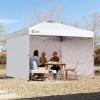 imageCROWN SHADES 8x8 Canopy Sidewalls 4pck  Replacement Walls for 8x8 Gazebo Event Shelter Accessories  WhiteWhite