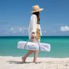 imageCROWN SHADES Beach Cabana 65 x 65 Umbrella Canopy Tent Easy Pop Up  Beach Cabanas for Sand  UPF50 Protection with Sidewall and More Pockets RedRed
