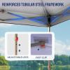 imageCROWN SHADES Gazebo 10x10 Pop Up Canopy with Mosquito Netting Screen Tent with 4 Ropes 8 Stakes 4 Sandbags and Wheeled Storage Bag Canopy for Patio ampamp Backyard BeigeCoffee
