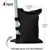 imageCROWN SHADES Sand Bags for Canopy Legs Sandbags for WeightSandbags for Canopy Tent Bags WeightsBlack