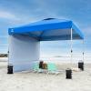 imageCROWN SHADES Sand Bags for Canopy Legs Sandbags for WeightSandbags for Canopy Tent Bags WeightsBlack