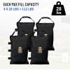 imageCROWN SHADES Sand Bags for Canopy Legs Sandbags for WeightSandbags for Canopy Tent Bags WeightsBlack