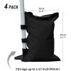 imageCROWN SHADES Sand Bags for Canopy Legs Sandbags for WeightSandbags for Canopy Tent Bags WeightsBlack